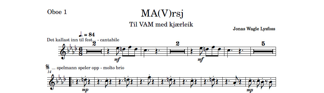 Vi har fått vår egen MA(V)rsj!